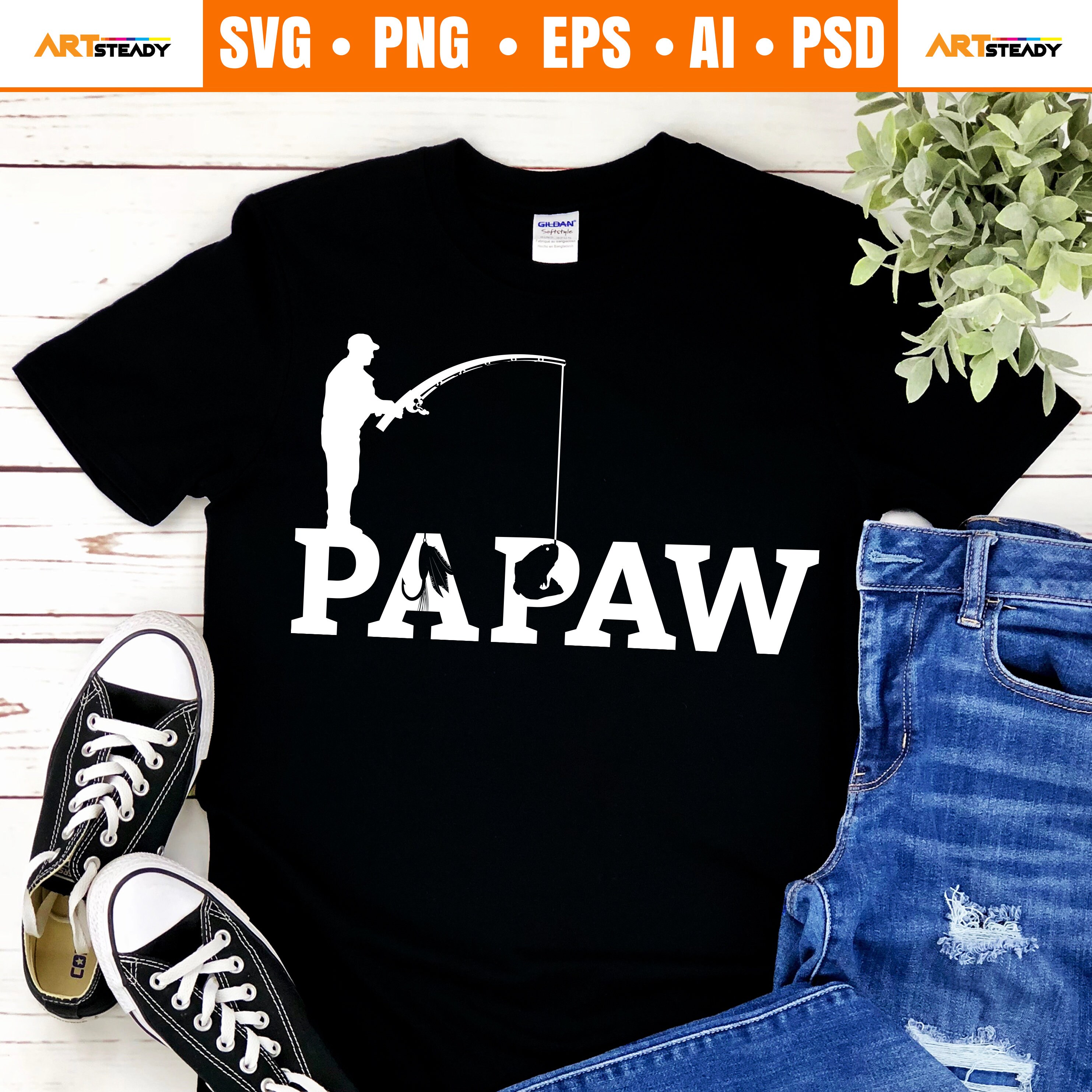 Free Free 293 Fishing Papaw Svg SVG PNG EPS DXF File