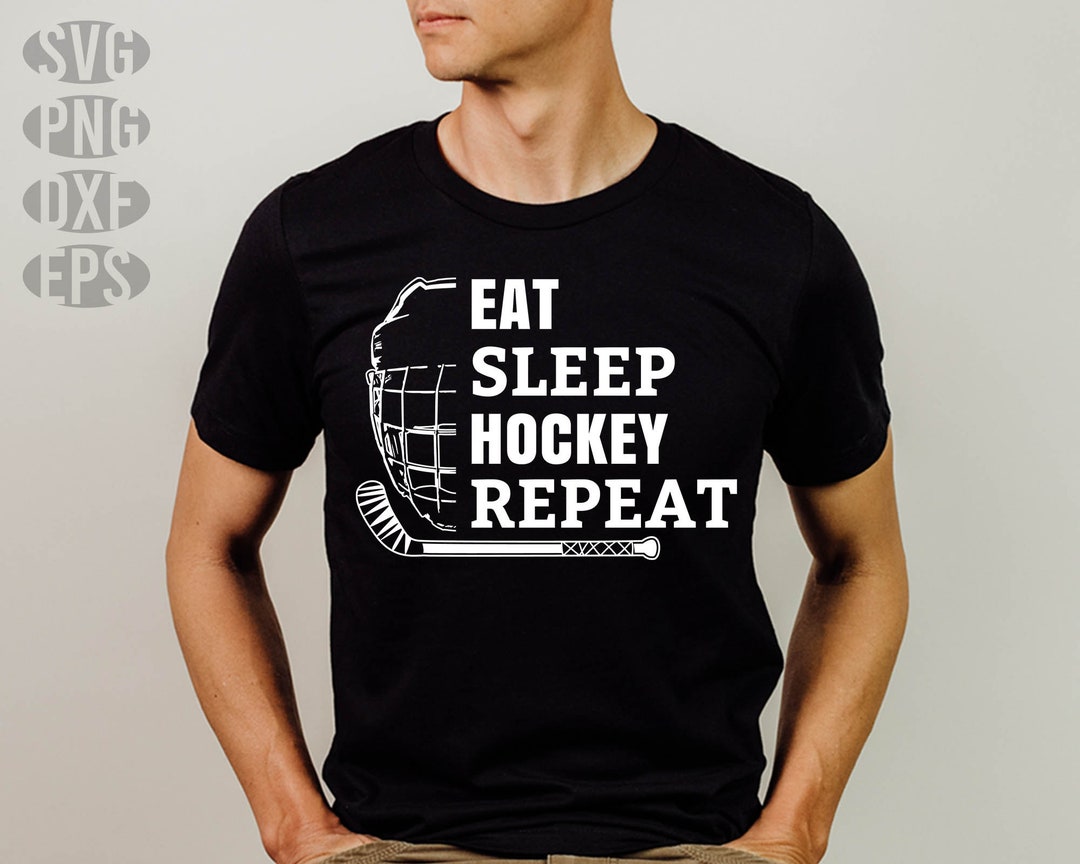 Ice Hockey Svg Eat Sleep Hockey Repeat Patriotic - Etsy