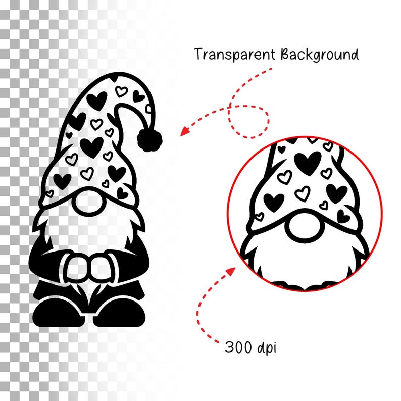 Gnome Graphics Collection SVG | Gnome Cut Files Bundle | Gnome Clipart ...