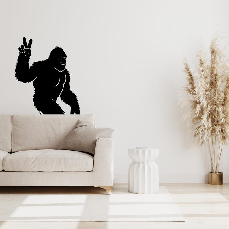 Bigfoot SVG Bundle Sasquatch Clipart | Yeti Silhouette | Bigfoot Cut Files for Cricut | Camping Adventure Designs | Forest SVG | Commercial image 6