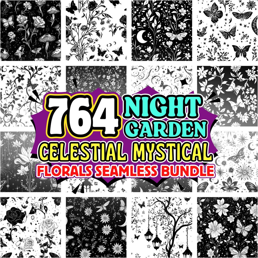 night-garden-celestial-floral-seamless-pattern-svg-files-bundle-svg-dxf