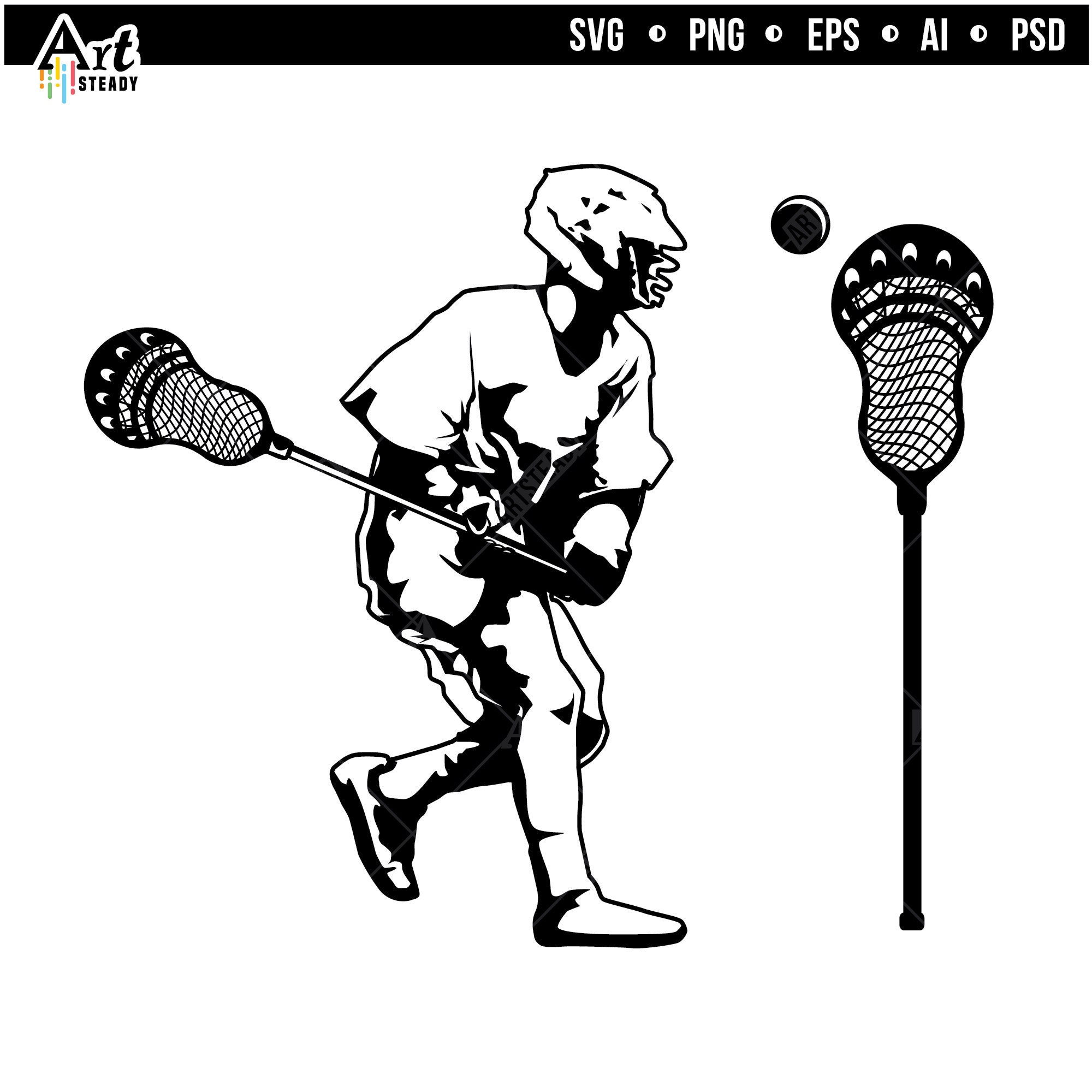 Drawing & Illustration Art & Collectibles Lacrosse SVG filesCool