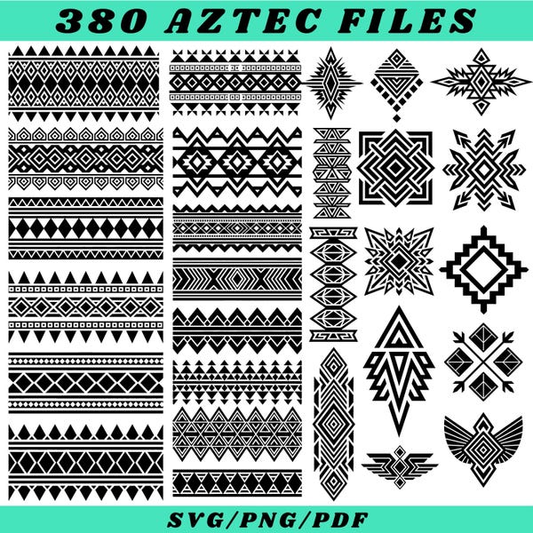 Aztec Letters - Etsy