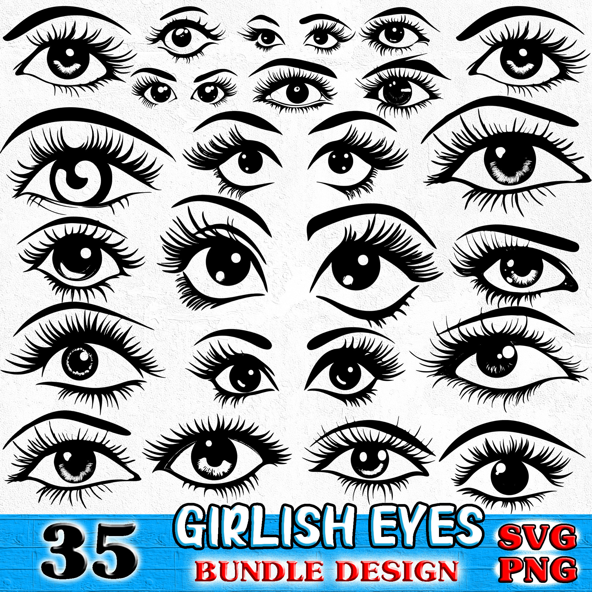 Eye mouth sticker - Etsy België, image size:2000x2000