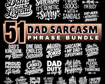 Slate engraving files DAD SARCASM Png Svg Dxf coaster bundle | instant download | Commercial use