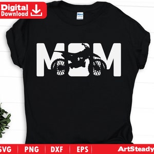 Motocross Svg Dirt Bike Racing Mom Bundle Motorbike SVG PNG Cut Files for Cricut, Biker Clipart, Dirt Biker SVG Art Design