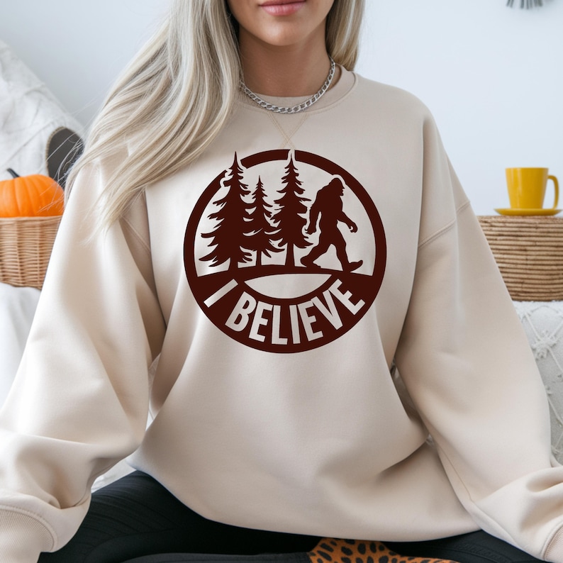 Bigfoot SVG Bundle Sasquatch Clipart | Yeti Silhouette | Bigfoot Cut Files for Cricut | Camping Adventure Designs | Forest SVG | Commercial image 5