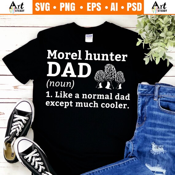 Morel Mushroom Svg DAD Funny Definition Mycologist Morel Etsy