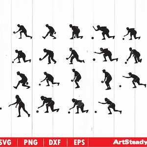 Bocce svg files - BOCCE GRAPHICS bocce ball sports digital download silhouette