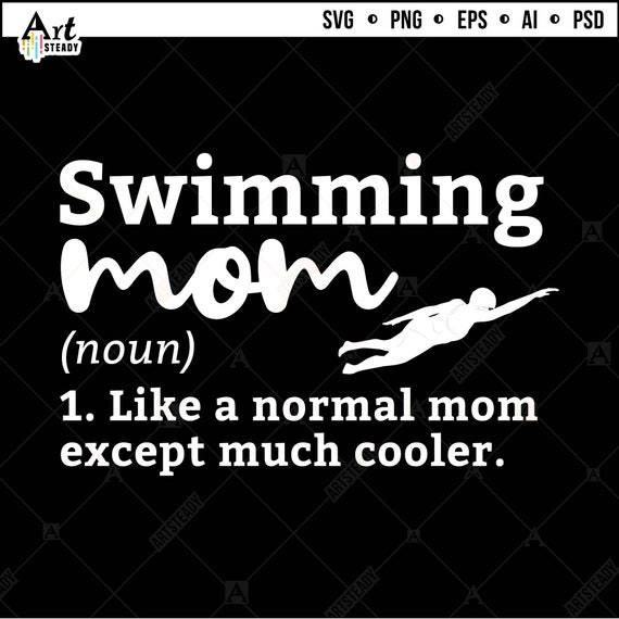 swim svg files RETRO style swimming svg files graphic art or summer svg