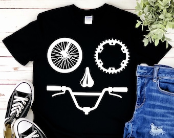Funny BMX Bicycle Face Designs Svg Png Pdf & Dxf Bundle instant downloads