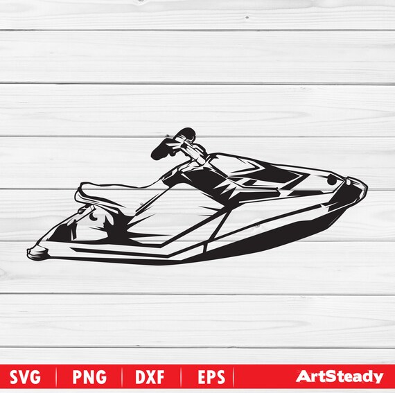 Jet Ski Svg Files Vehicle Cut File Jetski Graphics Summer Etsy Canada