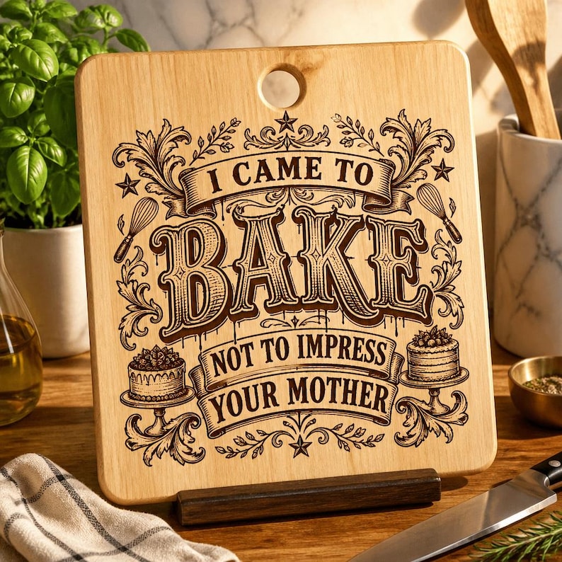 Sarcastic Baking Sayings Svg Png Pdf Dxf Files for Cutting Board Design ...