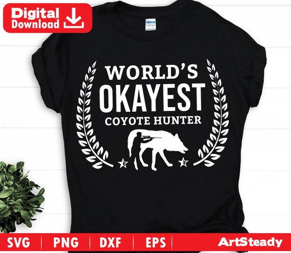 Coyote Svg Files World Okayest Theme Classic Art Yote - Etsy