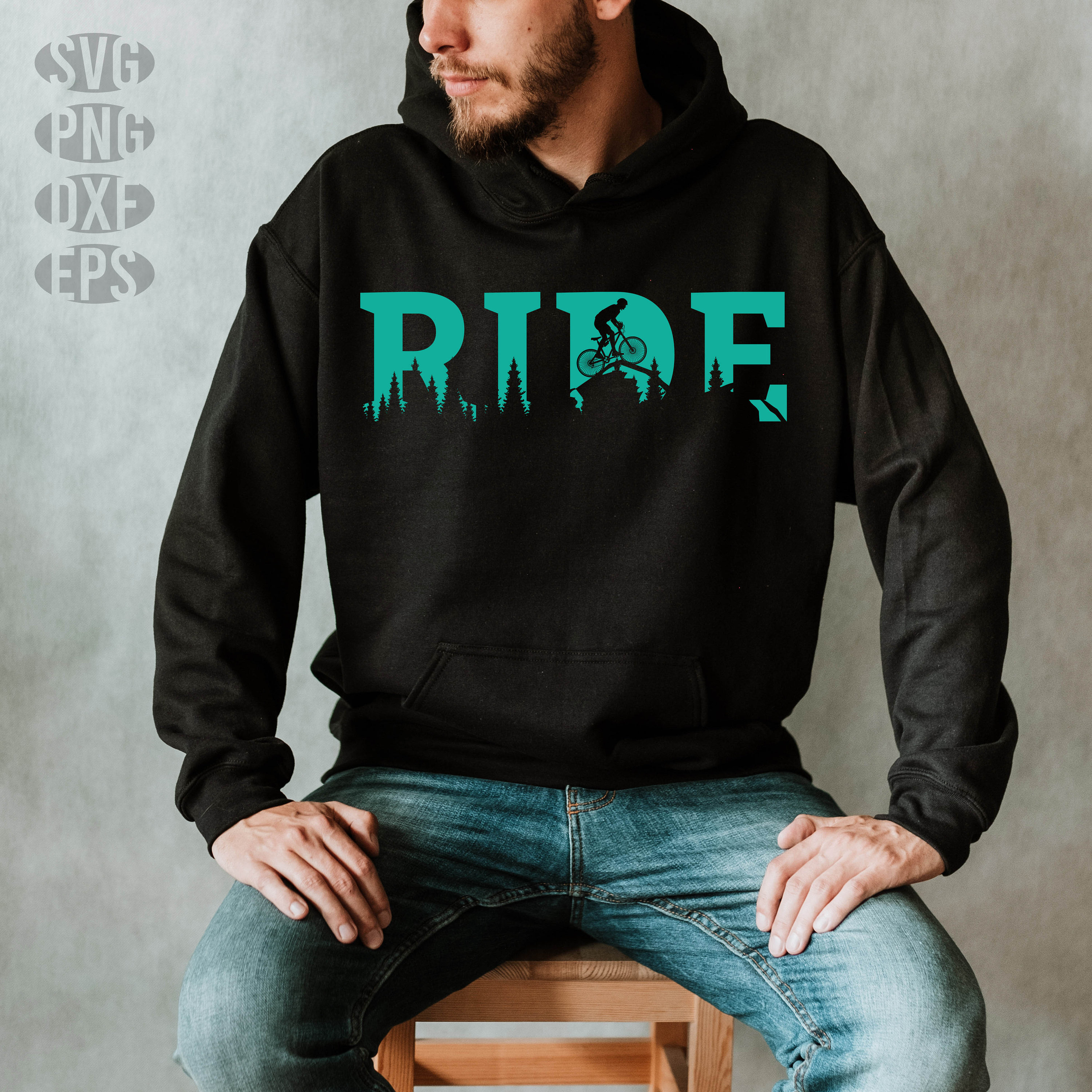 Mountain Bike Svg & Png Bundle With Cycling Bicycle Nature Ride 