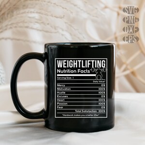 File svg divertenti per palestra - Esercizio fitness svg informazioni divertenti sulla nutrizione immagine 4