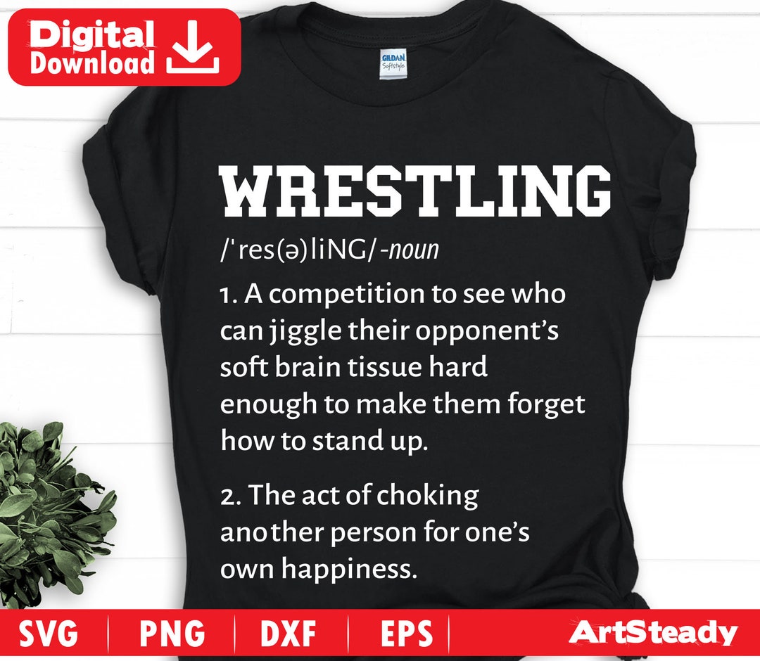 Wrestling Svg Files Wrestling Definition Wrestlers Svg or Etsy
