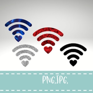 Wifi Svg, Wifi Logo Svg, Herz Wifi Svg, Online Svg, Wifi Logo Clipart, Wifi Png, Wifi Zeichen Svg, Svg Liebe Wifi