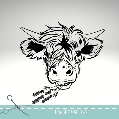 Free Free 285 Highland Cow Head Free Cow Svg SVG PNG EPS DXF File