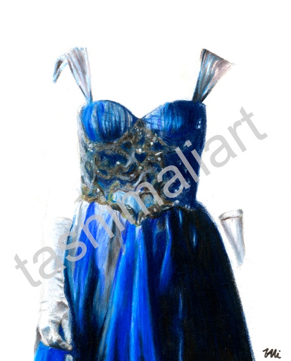 Klaus Caroline vestido azul lápiz dibujo impresión de los - Etsy México Klaus Caroline vestido azul lápiz dibujo impresión de los - Etsy México