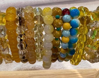 Yellow and Gold Bracelet Collection