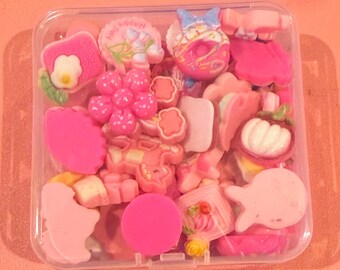 Over 50 PINK Charm Charms! (3)