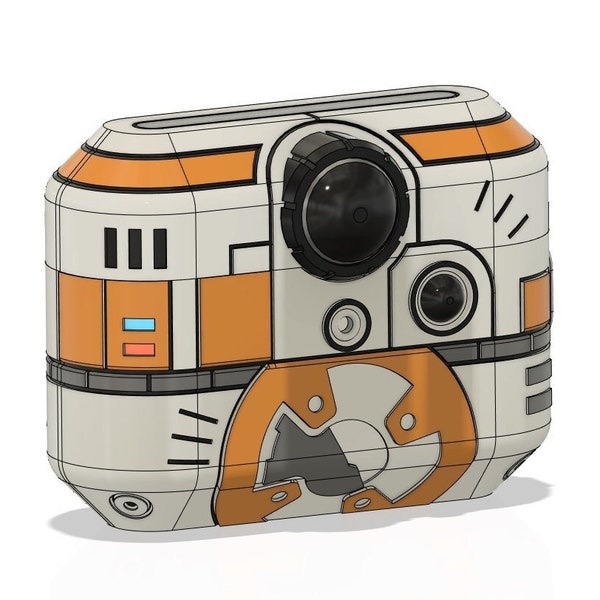 Starwars BB-8 Inspired Airpods Pro Case Shell (3D Digital File)