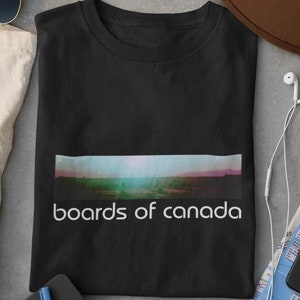 Boards Of Canada - Unisex 100% Cotton Tee, Concert Apparel, Graphic Band Inspired Tshirt
