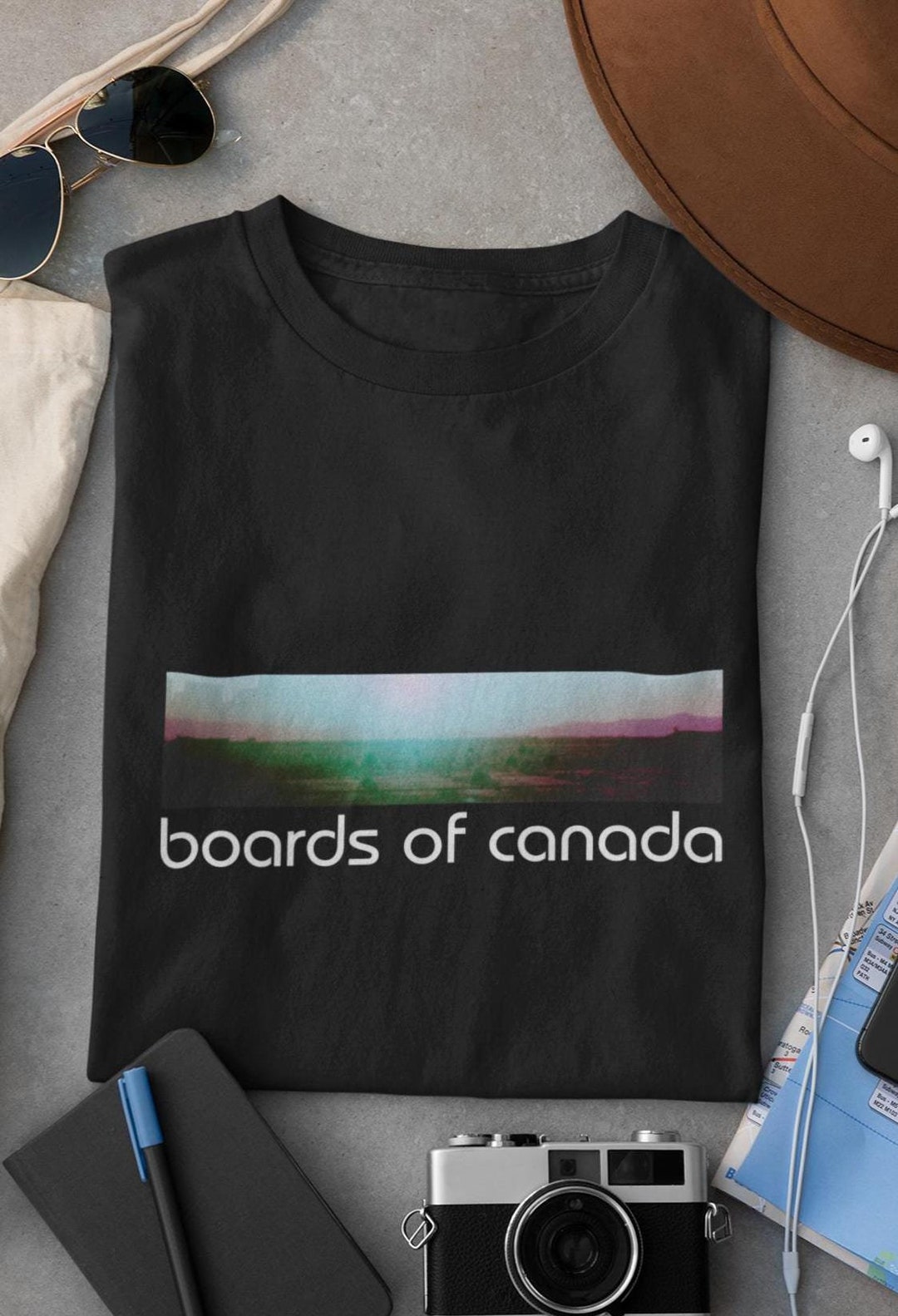 T-shirt Unisexe Boards Of Canada - Marque Gildan 5000 - 100% Coton - Neuf Avec étiquettes - Motif Graphique