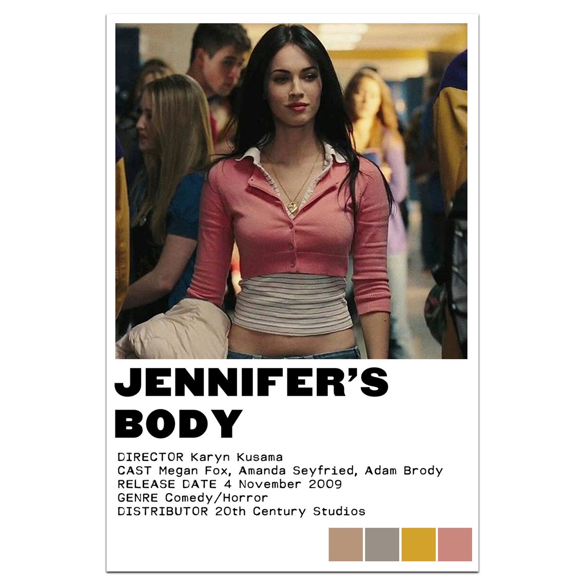 Jennifers Body Movie Poster Prints Movie Print Movie Poster Etsy