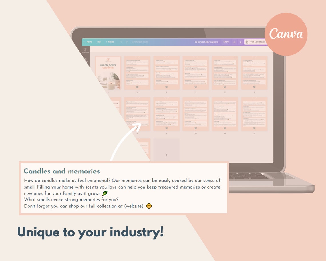 50 Social Media Captions for Candle Businesses Candle Etsy