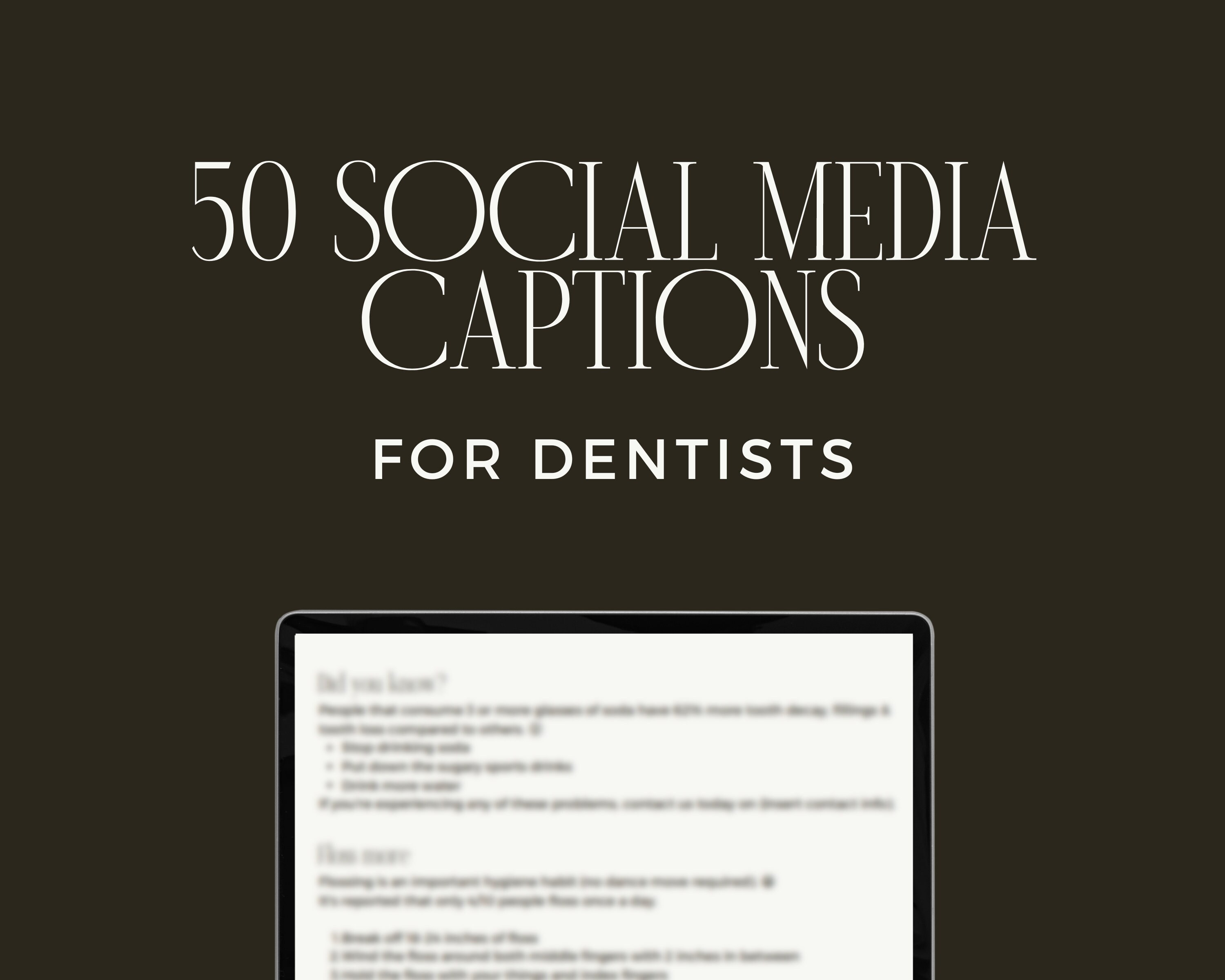 50 Social Media Captions for Dentists Dental Instagram Captions Dentist