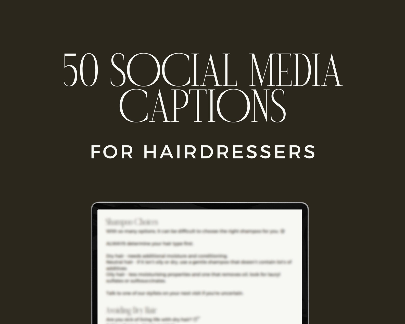 50 Social Media Captions for Hairdressers Hair Instagram Captions Hair