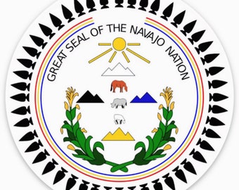 Navajo Nation Sticker | Diné Sticker | Navajo Nation Seal  Sticker | Tribal Sticker