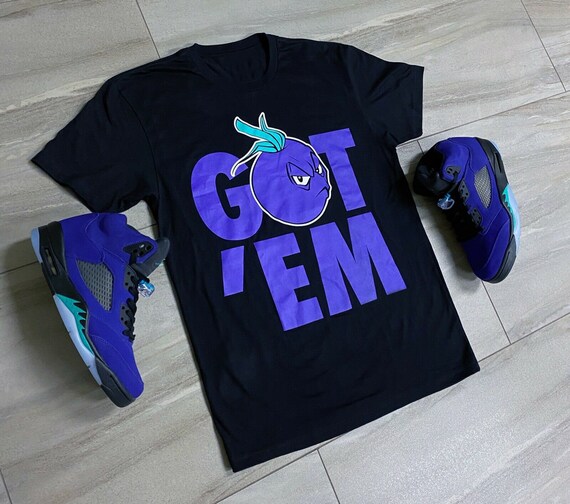 shirt to match jordan 5 alternate grape