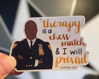 Captain Holt Therapy Quote Vinyl Sticker