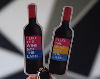 Bi/Pan I Like the Wine, Not the Label Sticker