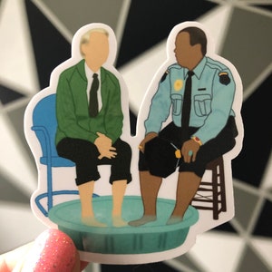 Mr. Rodgers & Officer Clemens Sticker