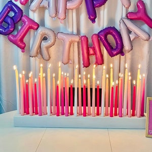 Giant Wood Candleholder / Wood Candle Base / Wood Decor Candles / Taper Candle Holder / 7/8&quot; Taper Candle Holder / FREE SHIPPING
