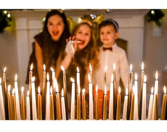 Giant Wood Taper Candle Holder: Handmade Candle Centerpiece