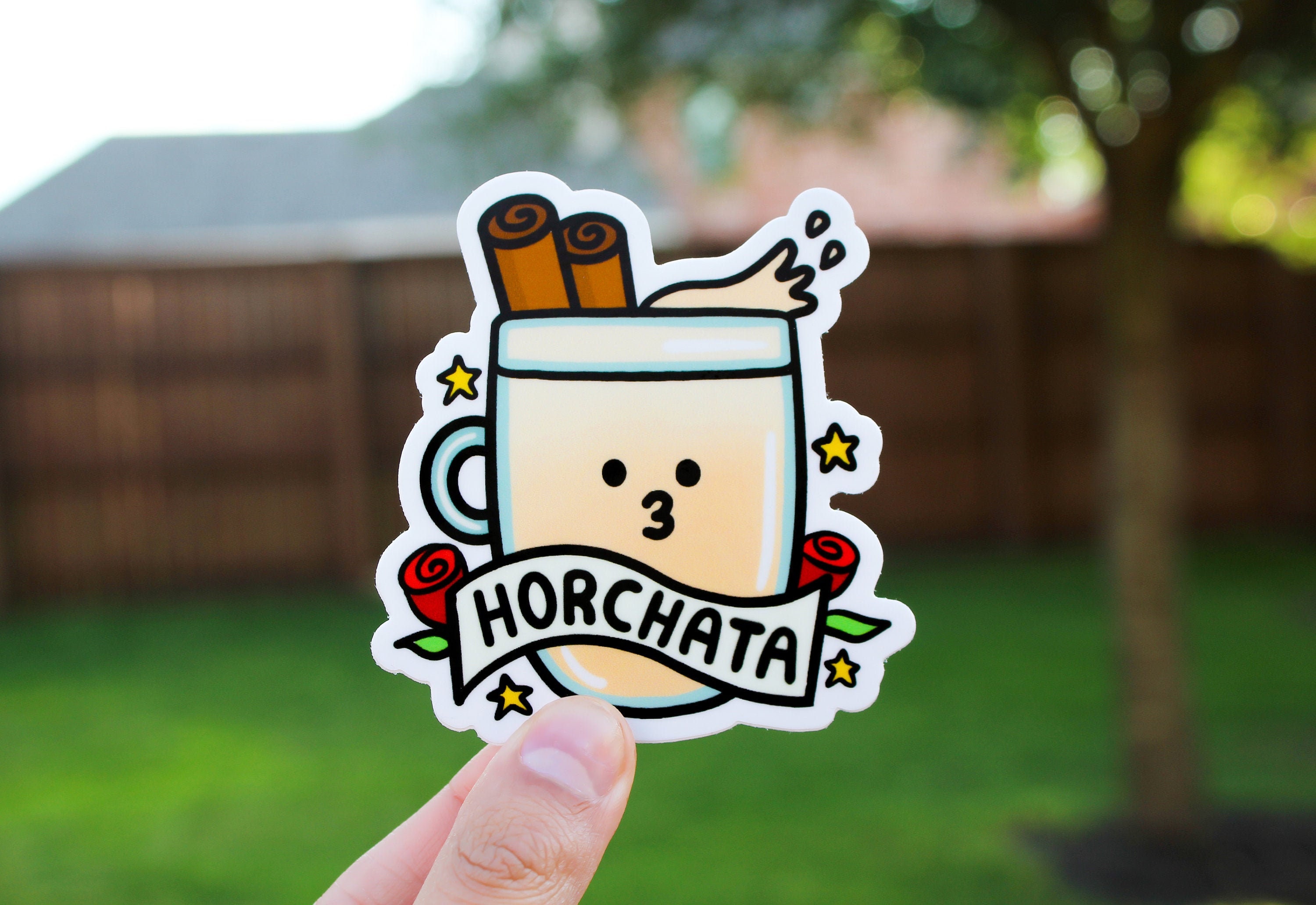 Cute Mexican Horchata Vinyl Sticker 2.81x 3 Etsy