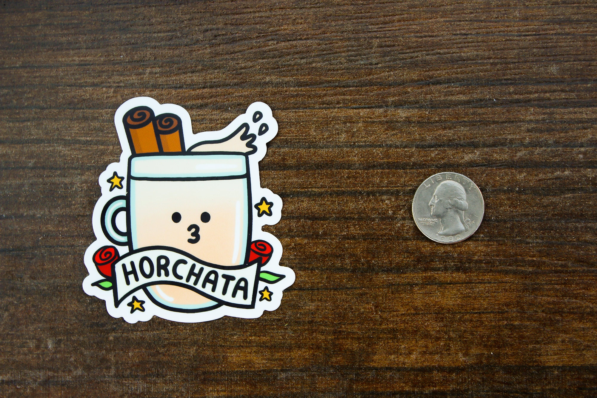 Cute Mexican Horchata Vinyl Sticker 2.81X 3 Etsy