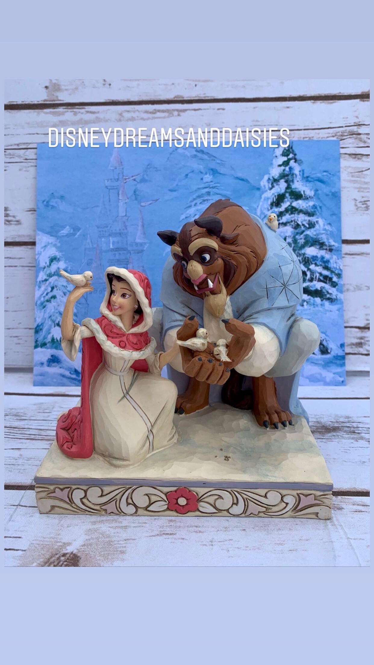 Beauty and the Beast Winter Scene 8x10 Print - Etsy