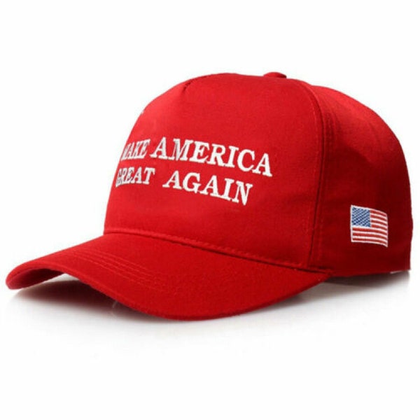 Trump 2024 Campaign Hat MAGA Make America Great Again President Donald Trump Hat Cap White Embroidered USA