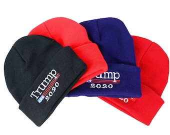 Helidoud Trump 2020 Winter Beanie Hat Knit Hat Cap for for Men & Women