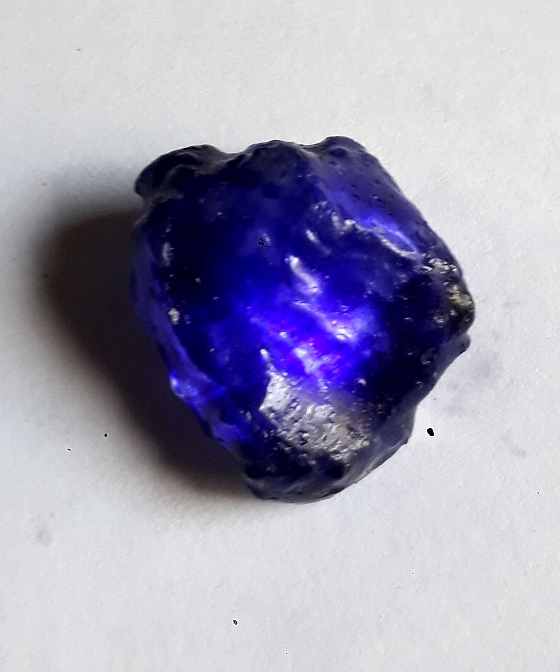 26 Crt Natural Kashmiri Blue Sapphire Rough Loose Gemstone - Etsy
