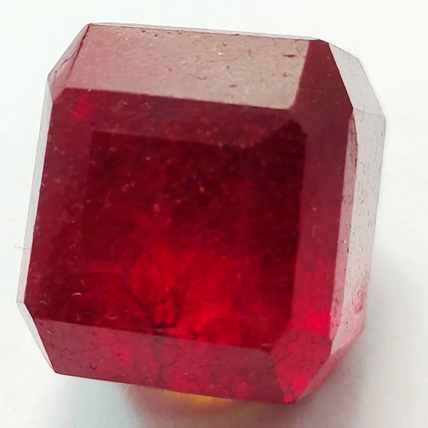 Natural Red Beryl (Bixbite) Cube Shape Loose Gemstone Genuine Beryl Bixbite Red Cube Gemstone C77