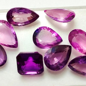 Natural Alexandrite, Red Alexandrite Purple Alexandrite Gemstone Alexandrite Color Changing, Loose Gemstone Brazil Alexandrite Mixed M22-4