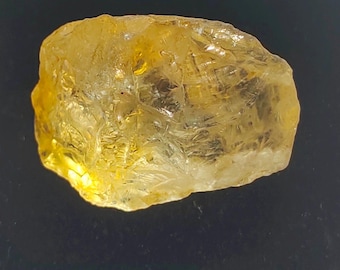 Citrino amarelo natural não tratado e não aquecido, pedra preciosa bruta T11-6
