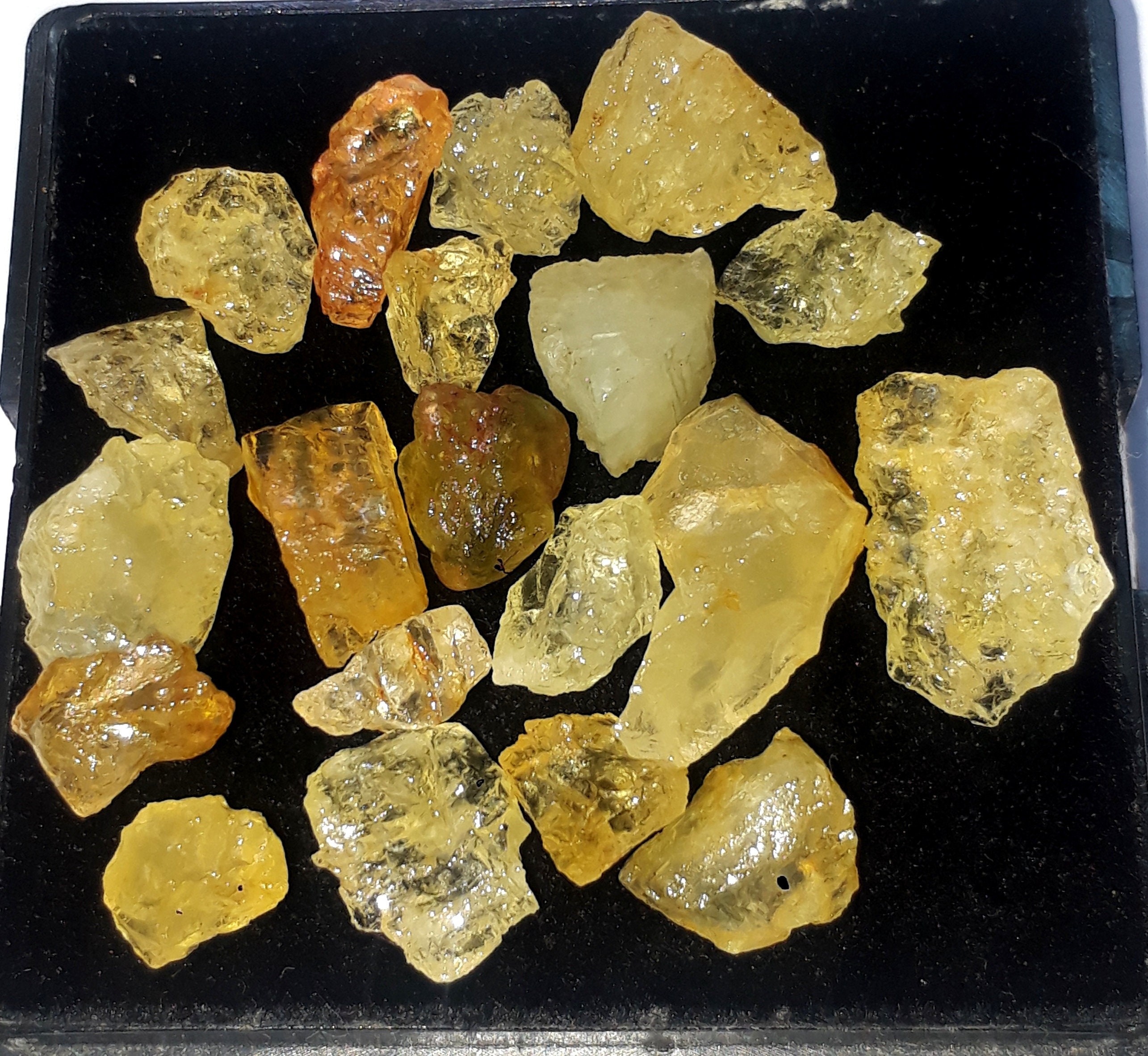Rough Yellow Gem Etsy